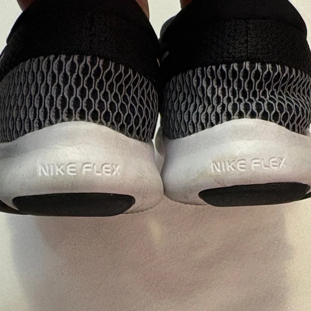 Nike Black and White Running Shoes